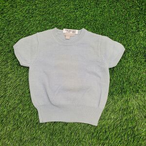 J-Crew Cropped Sweater Womens XS/S 15x18 Blue